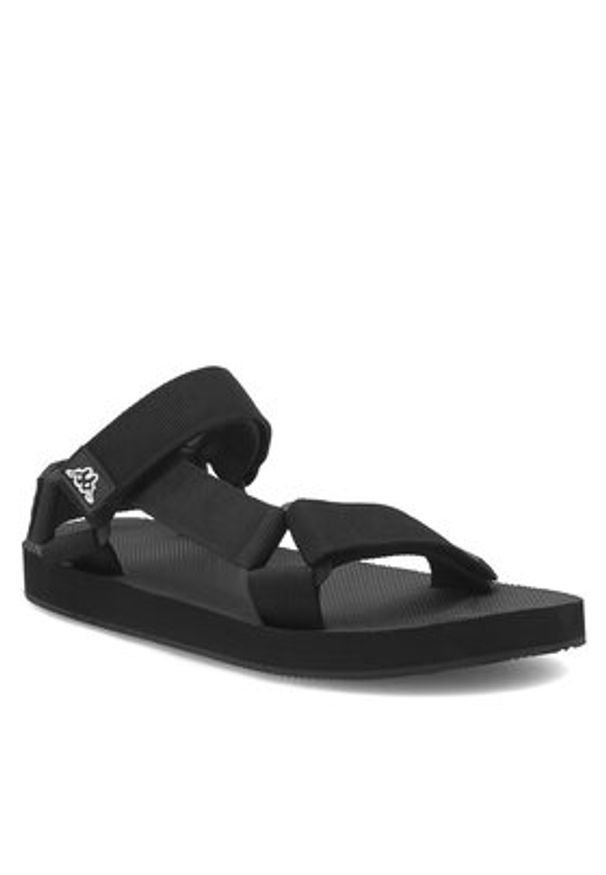 Kappa Sandały LOGO NEFARIW 38148TW-A00 Czarny. Kolor: czarny. Materiał: materiał