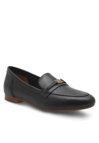 Gino Rossi - GINO ROSSI Loafersy AMBER-23453PE Czarny. Kolor: czarny. Materiał: skóra #5