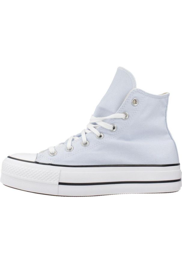 Adidasy Converse Chuck Taylor All Star Lift, Kobiety. Kolor: niebieski. Materiał: materiał. Model: Converse All Star