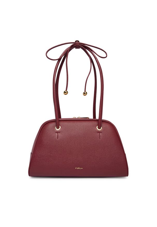 Furla Torebka Poppy M WB02109 BX4573 CN 4908S Czerwony ciemny. Kolor: czerwony. Materiał: skórzane