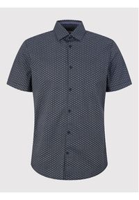 Tom Tailor Koszula 1031041 Granatowy Slim Fit. Kolor: niebieski. Materiał: bawełna #6