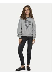only - ONLY Bluza Runa 15313683 Szary Regular Fit. Kolor: szary. Materiał: bawełna #4