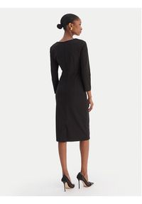 Rinascimento Sukienka koktajlowa CFC0126655003 Czarny Slim Fit. Kolor: czarny. Materiał: syntetyk. Styl: wizytowy #4