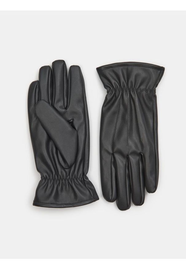 Sinsay - Rękawiczki - czarny. Kolor: czarny