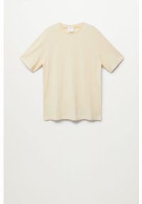 Mango Man - T-shirt CIRCO. Okazja: na co dzień. Kolor: żółty. Materiał: bawełna, dzianina. Styl: casual