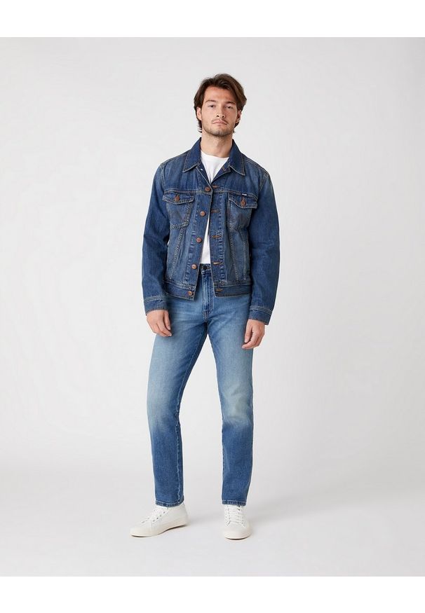 Wrangler - WRANGLER SPODNIE MĘSKIE TEXAS TAPER BLUE FEVER W12TQ892R 112126551