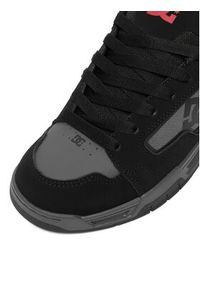 DC Shoes Sneakersy EO-DC COILER DC03011003 Czarny. Kolor: czarny. Materiał: zamsz, skóra #5