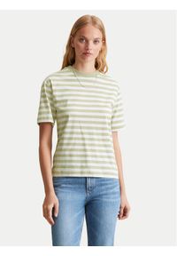 Marc O'Polo Denim T-Shirt 500 0006 509 Zielony Relaxed Fit. Typ kołnierza: polo. Kolor: zielony. Materiał: bawełna