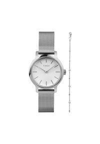 Timex Zestaw zegarek i bransoletka Trend Transcend TWG064000 Srebrny. Kolor: srebrny #1