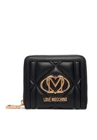 Love Moschino - Mały Portfel Damski LOVE MOSCHINO. Kolor: czarny