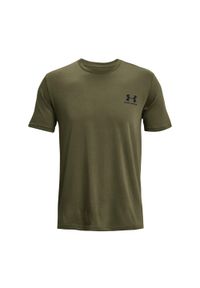 Koszulka męska Under Armour Sportstyle Left Chest. Kolor: zielony