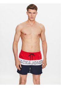 Jack & Jones - Jack&Jones Szorty kąpielowe Fiji 12227260 Kolorowy Regular Fit. Materiał: syntetyk. Wzór: kolorowy #2