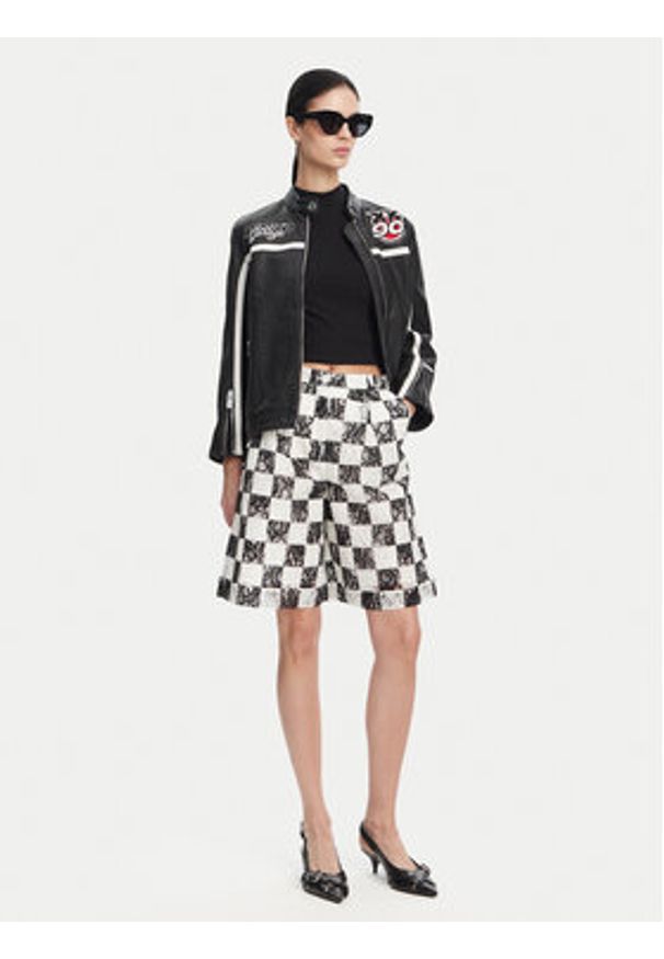 Pinko - PINKO Szorty materiałowe 105295 A2MF Biały Regular Fit. Kolor: biały. Materiał: syntetyk