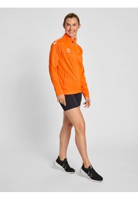 Bluza sportowa damska Hummel half zip Core XK. Kolor: żółty, wielokolorowy, pomarańczowy. Materiał: dresówka