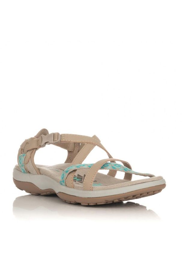 skechers - Sandały SKECHERS REGGAE SLIM VACAY Jasnobrązowy. Kolor: brązowy. Materiał: syntetyk, tkanina. Sezon: lato
