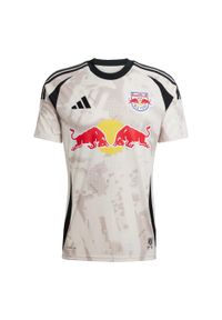 Adidas - Koszulka New York Red Bulls 25/26 Away. Kolor: biały. Materiał: materiał #2