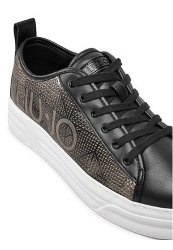 Liu Jo Sneakersy Cleo 26 BF4031 P0102 Czarny. Kolor: czarny. Materiał: skóra