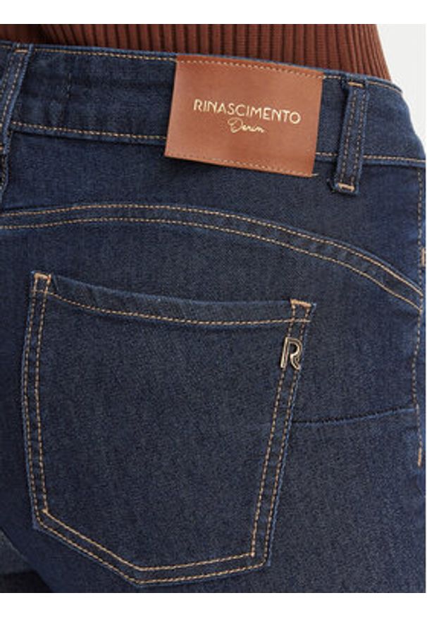 Rinascimento Jeansy CFC0127957003 Granatowy Bootcut Fit. Kolor: niebieski