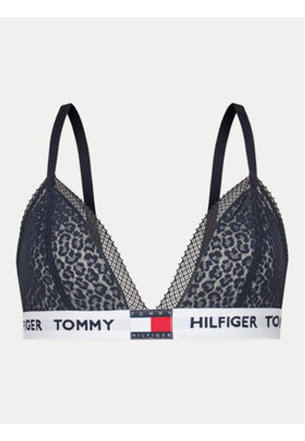 TOMMY HILFIGER - Tommy Hilfiger Biustonosz braletka UW0UW05610 Granatowy. Kolor: niebieski. Materiał: syntetyk