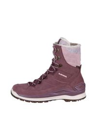 Buty trekkingowe damskie Lowa 4204175103. Wysokość cholewki: za kostkę. Kolor: czerwony, wielokolorowy. Materiał: materiał, tkanina. Szerokość cholewki: normalna