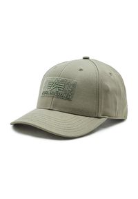 Czapka z daszkiem Alpha Industries. Kolor: zielony