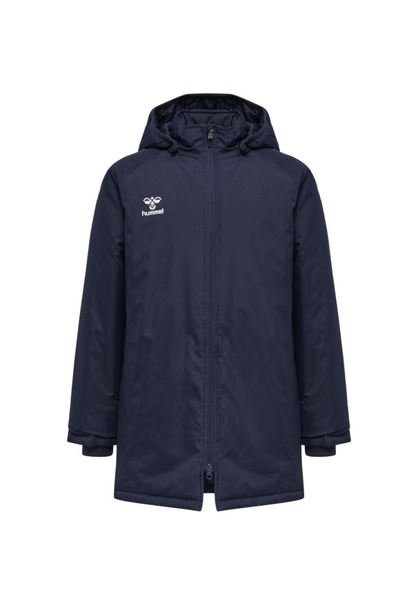 Kurtka dziecięca Hummel hmlCore. Kolor: niebieski. Materiał: materiał. Sport: piłka nożna