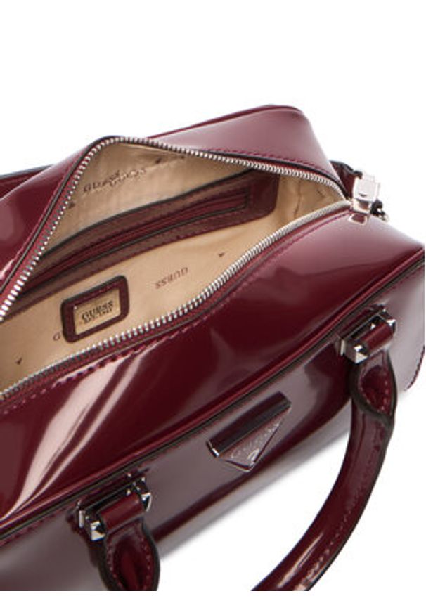 Guess Torebka Arnela Mini HWNY94 96740 Bordowy. Kolor: czerwony. Materiał: skórzane