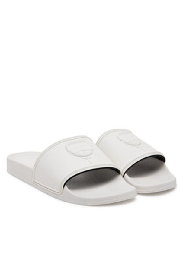 Karl Lagerfeld - KARL LAGERFELD Klapki Kondo KL70009A Biały. Kolor: biały