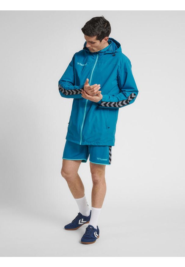Kurtka Hummel Authenctic All-Weather. Kolor: wielokolorowy, turkusowy, niebieski. Sport: outdoor