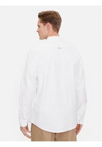 Tommy Jeans Koszula Mao DM0DM18332 Biały Regular Fit. Kolor: biały. Materiał: bawełna