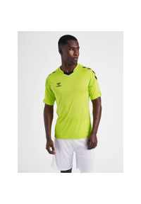 Jersey Hummel hmlhmlCORE. Kolor: żółty, wielokolorowy, zielony. Materiał: jersey. Sport: fitness, piłka nożna #1