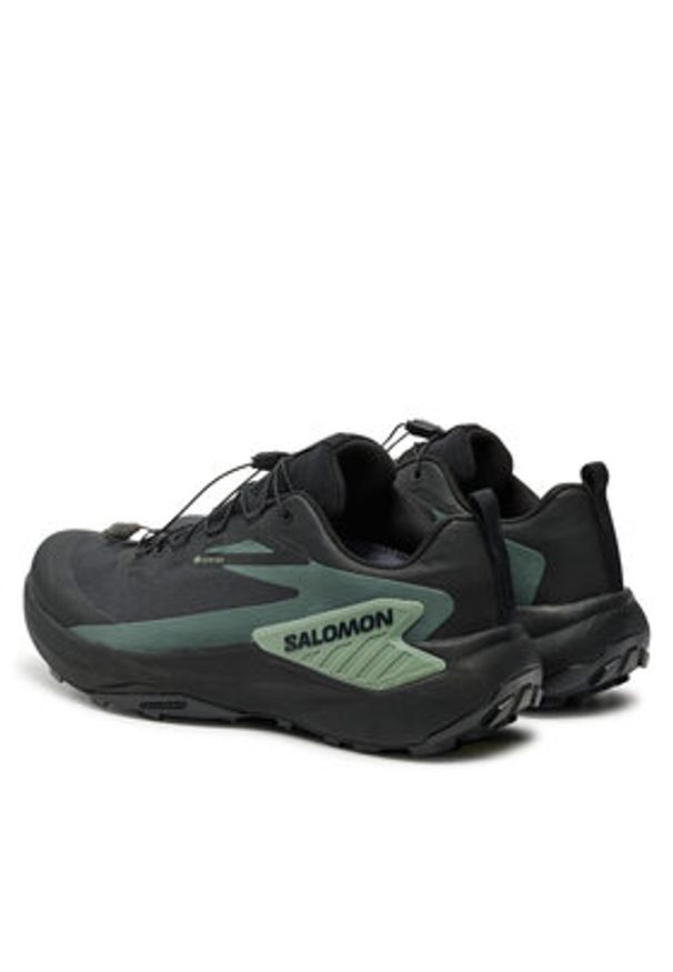 salomon - Salomon Buty do biegania Genesis Gore-Tex L47518700 Czarny. Kolor: czarny. Materiał: materiał. Technologia: Gore-Tex