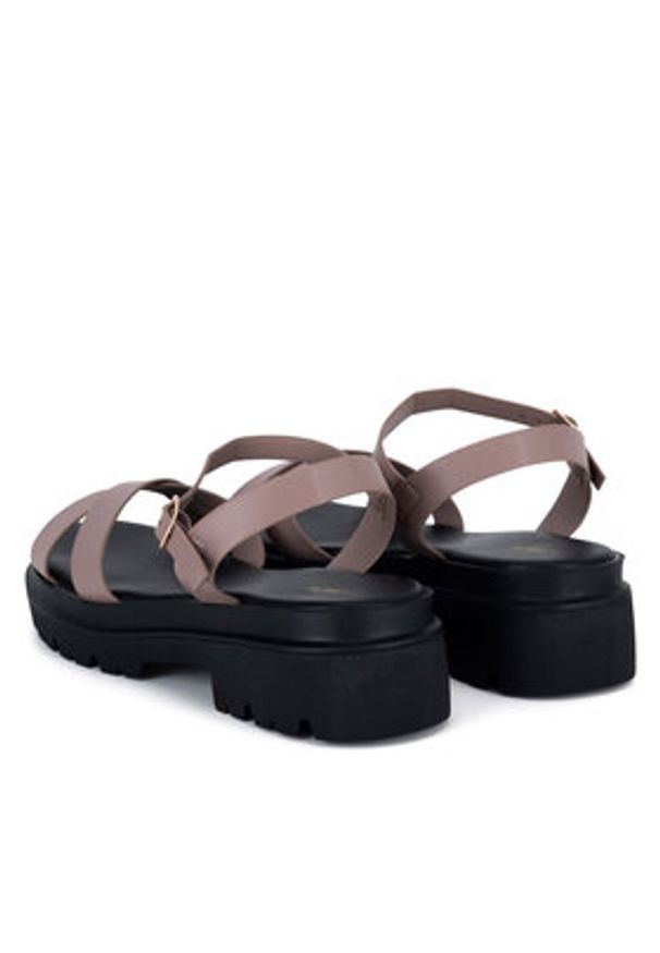 DeeZee Sandały WYL201123-1A Różowy. Kolor: różowy. Materiał: syntetyk