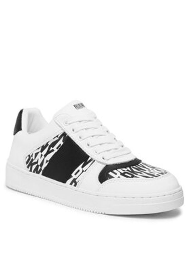 DKNY Sneakersy Odlin K4271369 Biały. Kolor: biały. Materiał: skóra