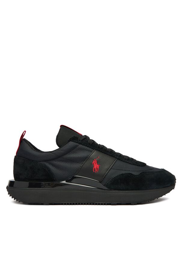 Polo Ralph Lauren Sneakersy Train 89 RIB-SK-LTL 809P01638002 Czarny. Kolor: czarny. Materiał: skóra, zamsz