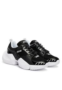 Versace Jeans Couture Sneakersy 80YA3SU4 ZSD89 Czarny. Kolor: czarny. Materiał: mesh #6
