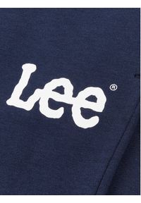 Lee Spodnie dresowe Wobbly Graphic LEE0011 Granatowy Regular Fit. Kolor: niebieski. Materiał: bawełna