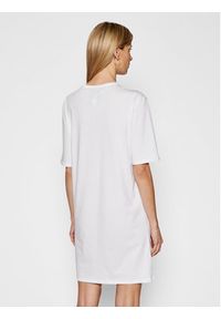 Armani Exchange Sukienka codzienna 8NYADX YJG3Z 9130 Biały Regular Fit. Okazja: na co dzień. Kolor: biały. Materiał: bawełna. Typ sukienki: proste. Styl: casual #4