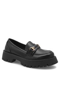 DeeZee Loafersy KEEP ALIVE H3657-2 Czarny. Kolor: czarny. Materiał: skóra