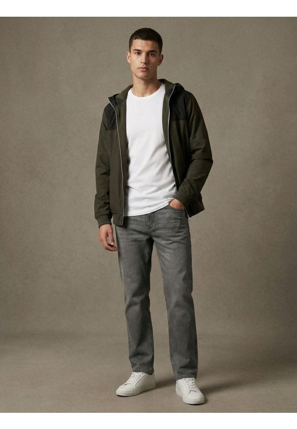 Sinsay - Bawełniana koszulka basic - biały. Kolor: biały. Materiał: bawełna