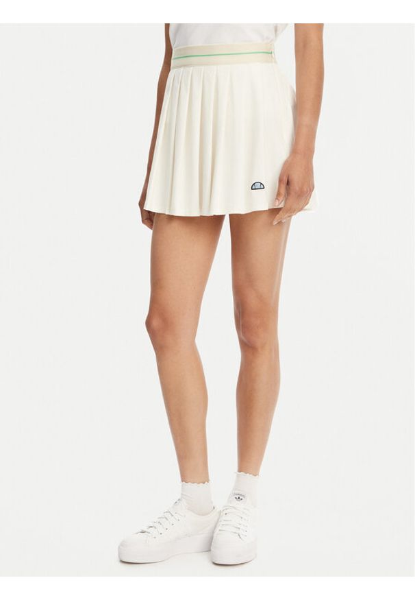 Ellesse Spódnica plisowana SGZ21968904 Écru Regular Fit. Materiał: syntetyk