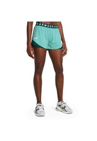 Spodenki damskie Under Armour Play Up Twist 3.0. Kolor: niebieski. Sport: fitness