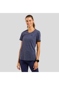 Koszulka damska Odlo ESSENTIAL LINENCOOL T-shirt. Kolor: niebieski. Sport: taniec, joga i pilates #1