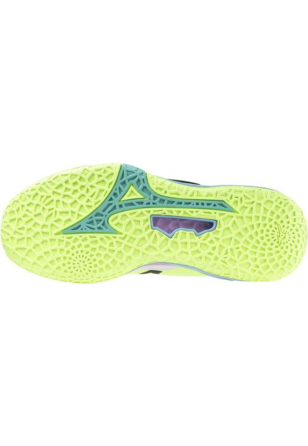 Buty halowe Mizuno Wave Stealth Neo. Kolor: czarny, żółty, wielokolorowy. Model: Mizuno Wave