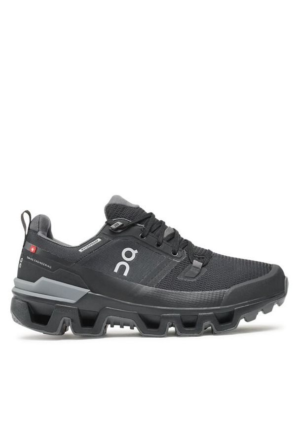 On Trekkingi Cloudwander Waterproof 73.98602 Czarny. Kolor: czarny. Materiał: materiał