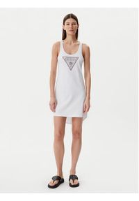 Guess Sukienka letnia E5GP01 I3Z14 Biały Regular Fit. Kolor: biały. Materiał: bawełna. Sezon: lato