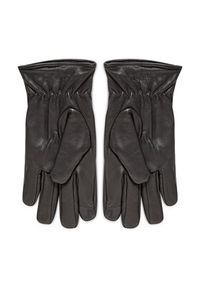 Jack & Jones - Jack&Jones Rękawiczki Męskie Jacmontana Leather Gloves Noos 12125090 Czarny. Kolor: czarny. Materiał: skóra #2