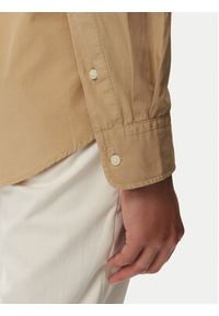TOMMY HILFIGER - Tommy Hilfiger Koszula Gmd MW0MW43298 Beżowy Regular Fit. Kolor: beżowy. Materiał: bawełna #3