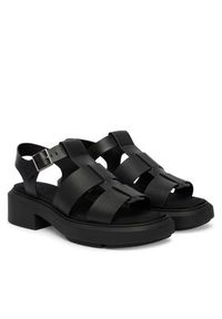 Calvin Klein Sandały Chunky Sandal Fisherm Lth HW0HW02904 Czarny. Kolor: czarny. Materiał: skóra #2