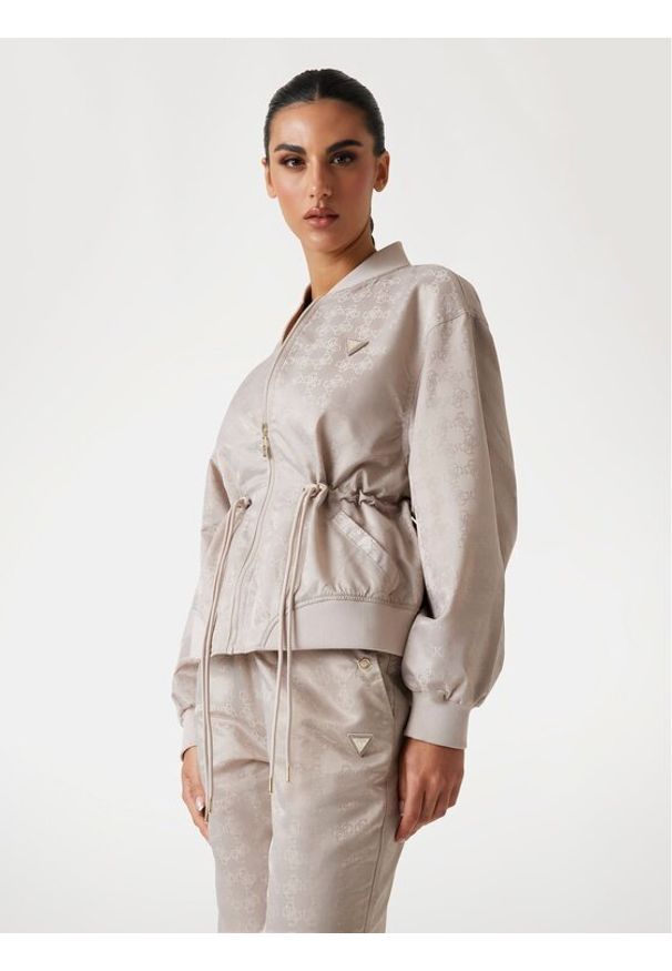 Guess Kurtka przejściowa 177291 Beżowy Classic Fit. Kolor: beżowy